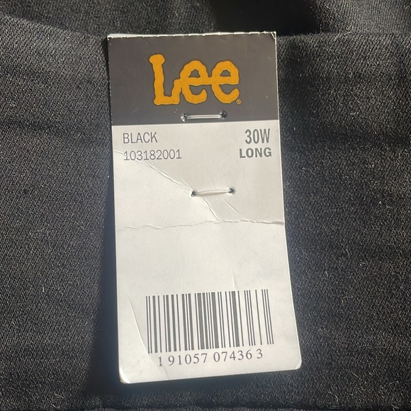 Lee Sculpting Slim Fit Skinny Leg Pull-On Mid-rise Black Jeans - Picture 7 of 8